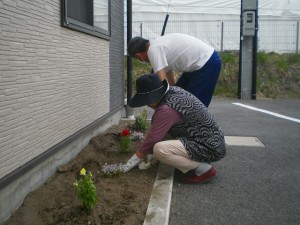 花壇作り
