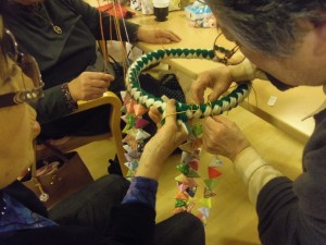 利用者様の作品を贈呈させていただきました。